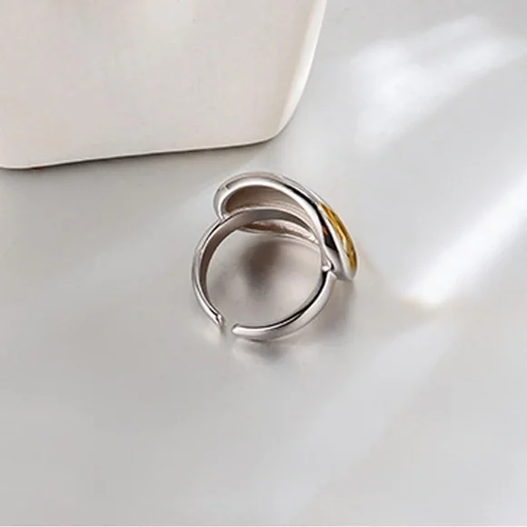 New Sterling Silver Adjustable 925 Ring - Picture 3 of 3